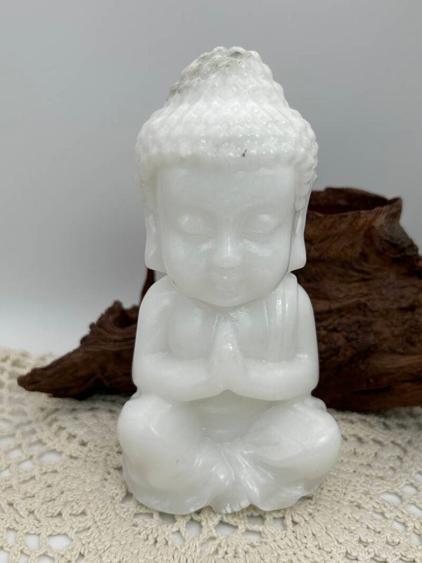 Weißer Jade Buddha