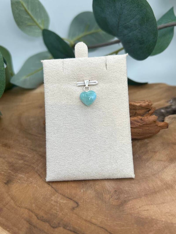 Larimar Herz Anhänger