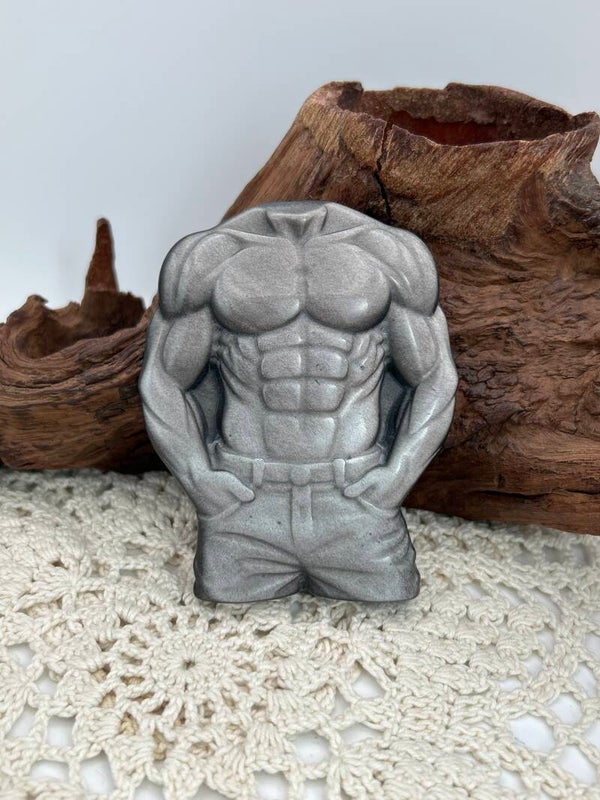 Silber Obsidian Body