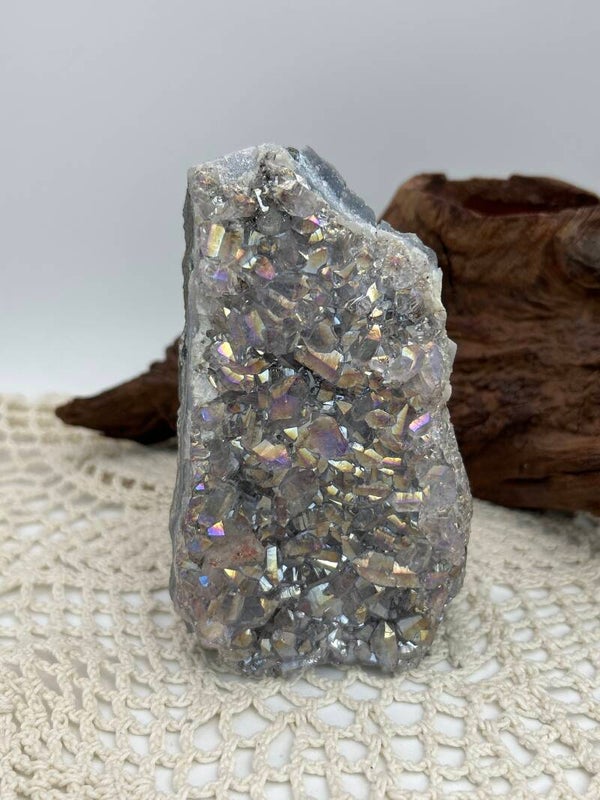 Amethyst mit Aura