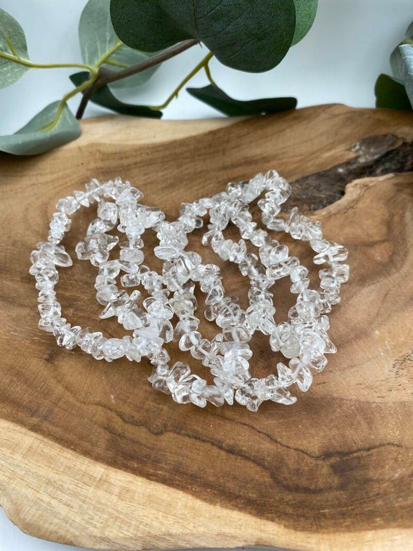 Bergkristall Splitter Armband