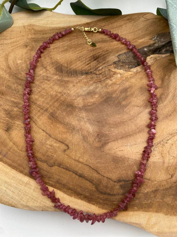 Pink Turmalin Kette