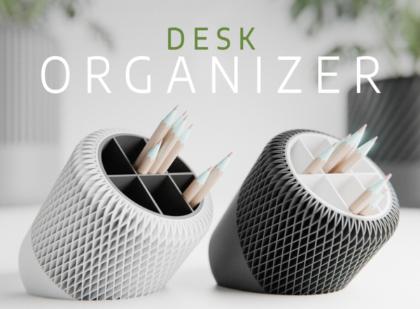 Desk organiser 45°