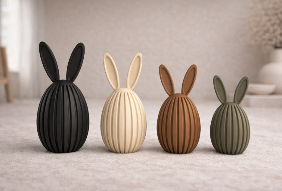 Easter egg with ears