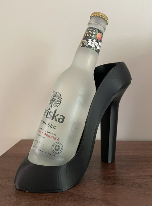 High heel wine holder