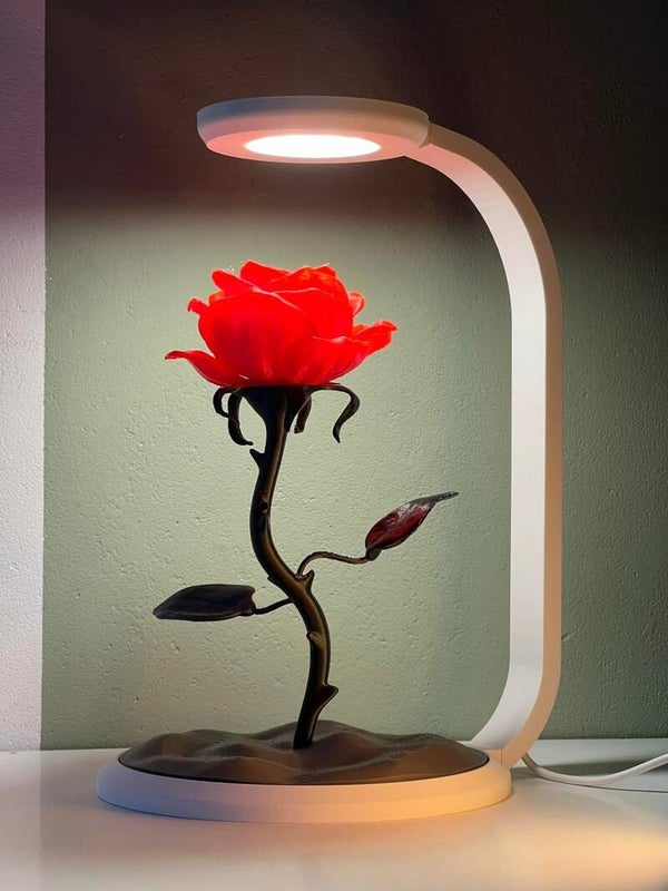 Rose lamp