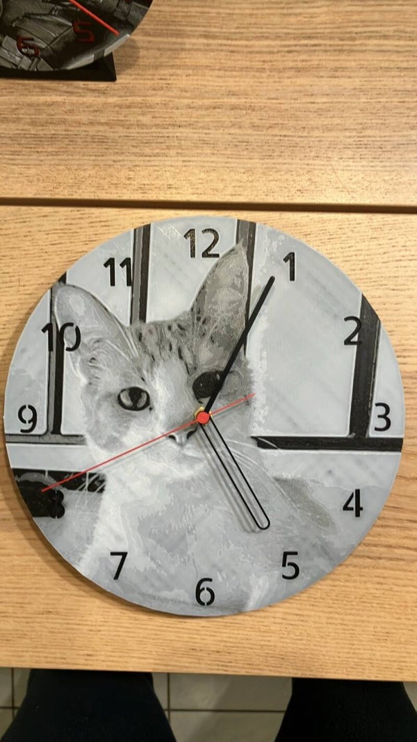 Foto Wandklok 24cm