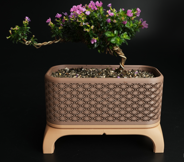 Kumiko style planter