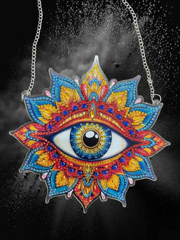 Mystical Eye Mandala Diamond Art Hanging Decor