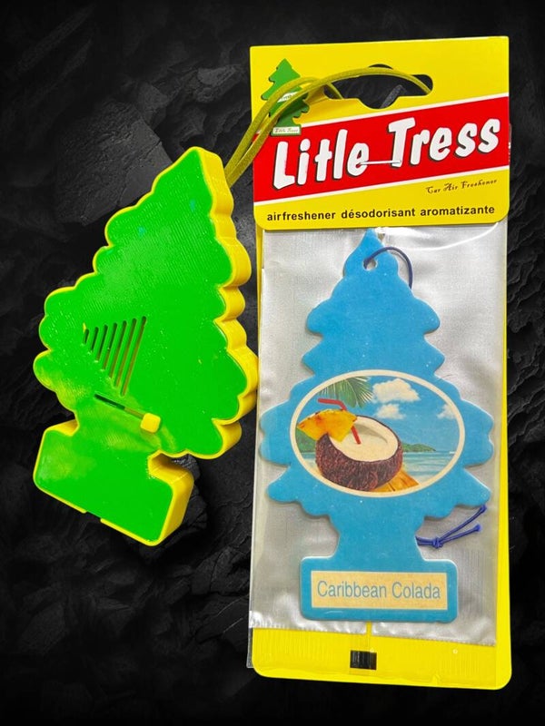 3D-Printed "Little Trees" Style Hidden Vent Car Air Freshener Holder