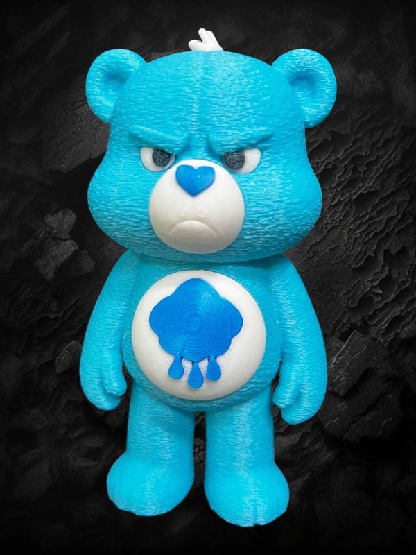 Nostalgic & Moody: 3D-Printed Care Bears "Grumpy Bear" Display Figurine