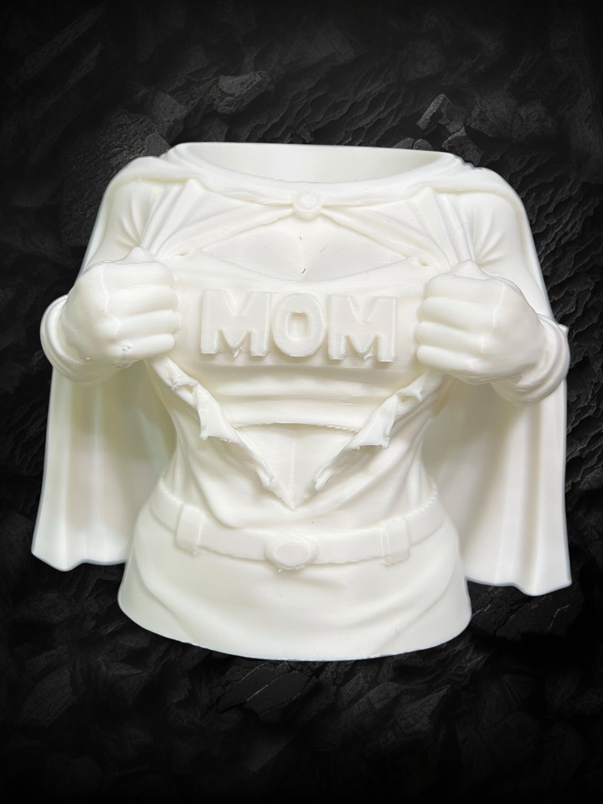 Super Mom Bust & Pen Holder