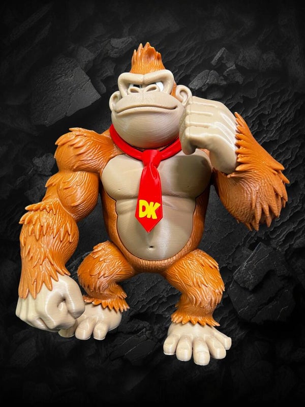 3D-Printed Nintendo Donkey Kong Display Figurine