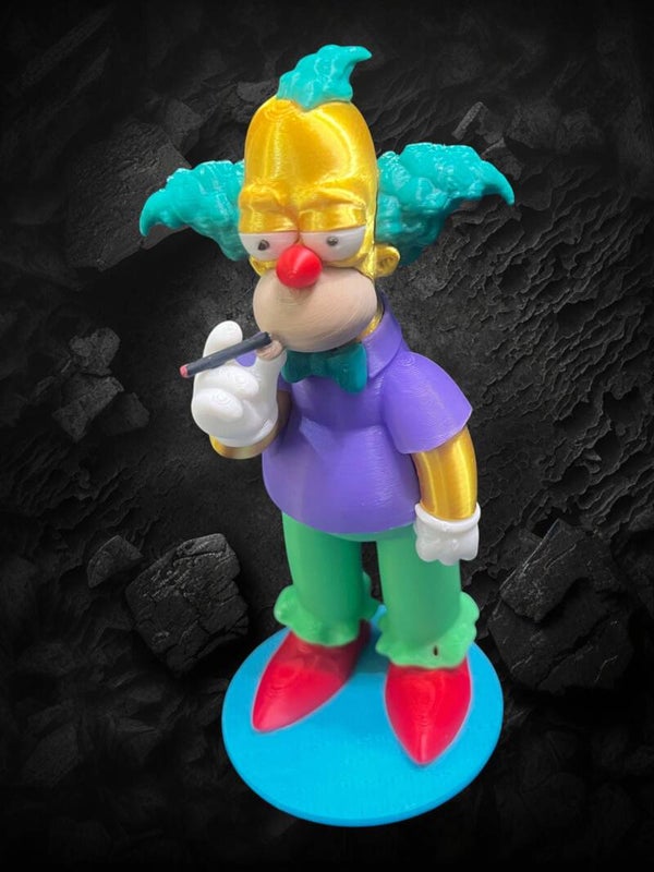 The Simpsons "Krusty the Clown" Smoking Display Figurine
