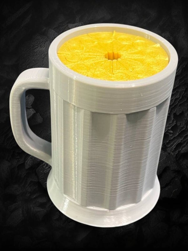 Clever & Satisfying: Expanding Beer Mug Kinetic Fidget Toy