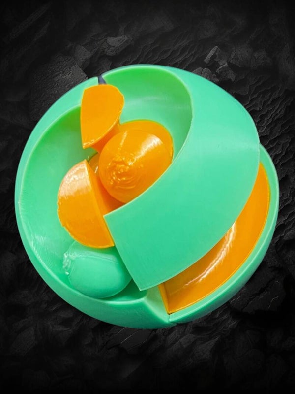 Bright & Satisfying: 3D-Printed Expanding Geometric Sphere Kinetic Fidget Toy