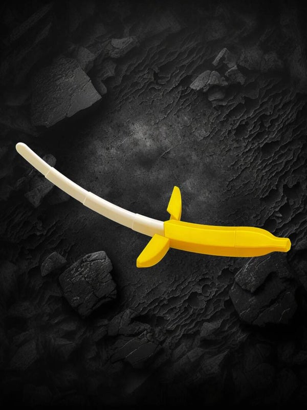 3D-Printed Banana Sword Collapsible Fidget Toy