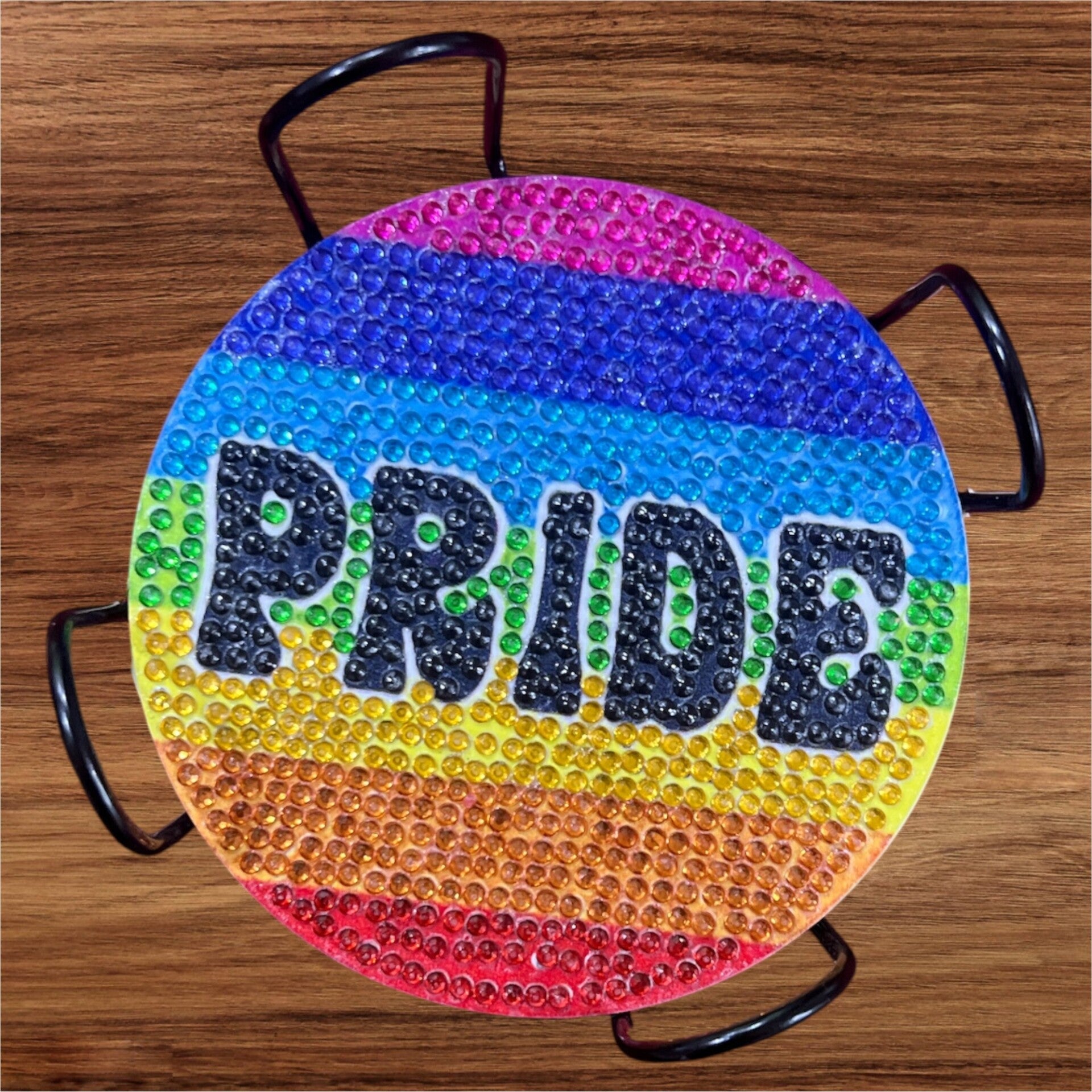 Set of Pride Coasters with Holder