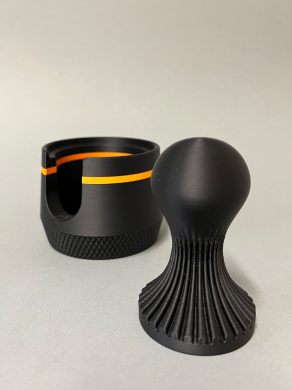 Pro Grind: 3D Printed Espresso Tamper and Holder Stand Set
