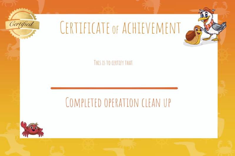 Certificate preview
