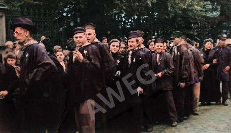 2de links : Marcel Van Herck, 4de links : Charel van Nelijassen