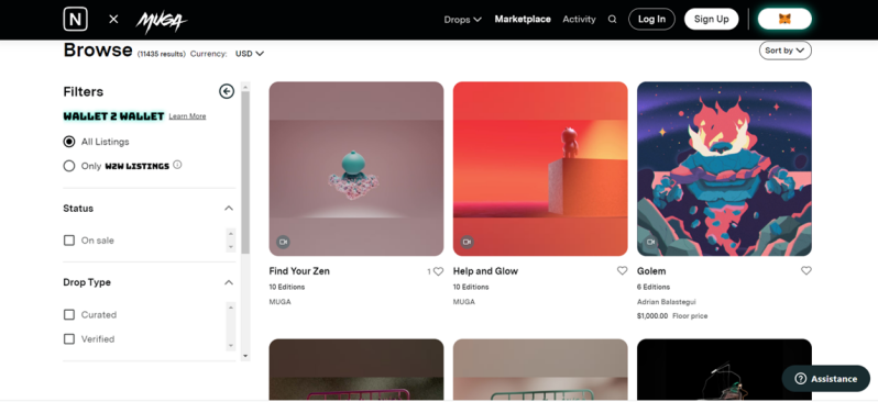 Créer NFT Nifty Gateway