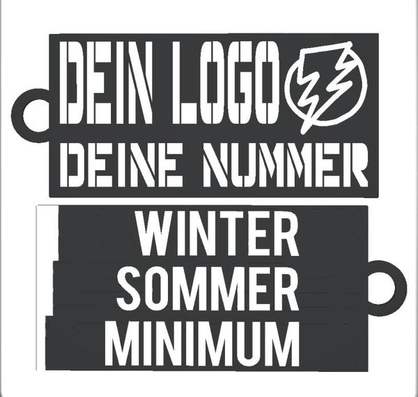 Schlüsselanhänger mit Werbung