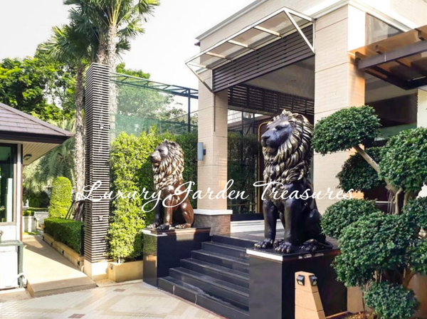 Bronze  Pair of Lions