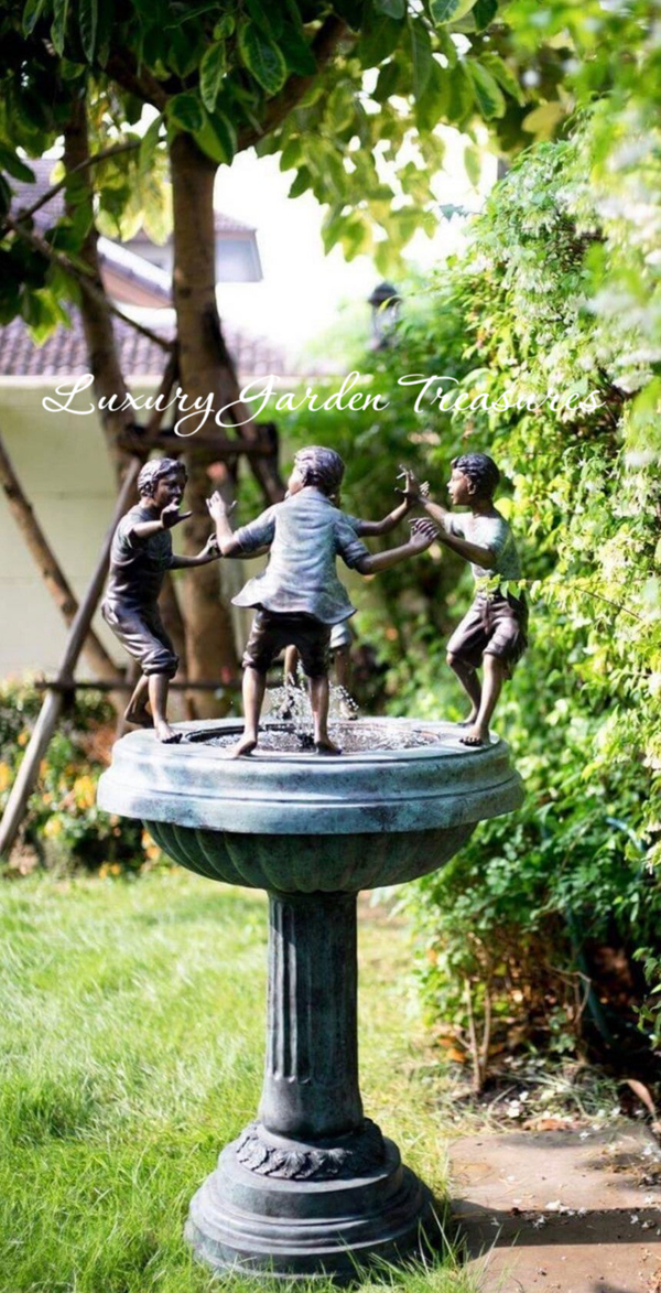 Bronze The Four Playmates (Water Fountain)