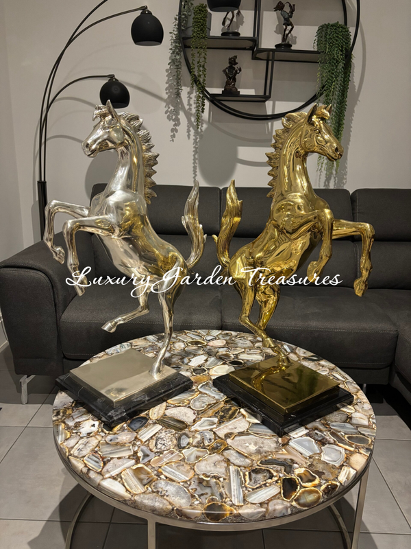 Bronze Rearing Horse Sculptures