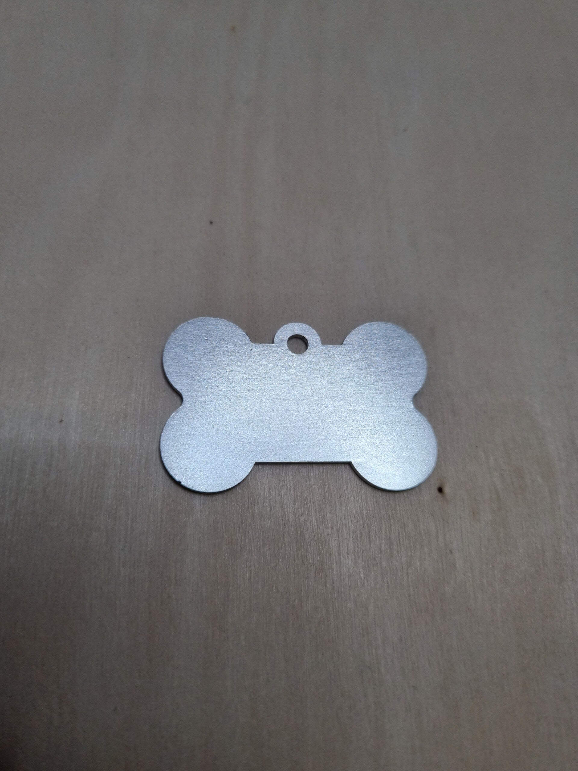 naamplaatje zilverkleurig