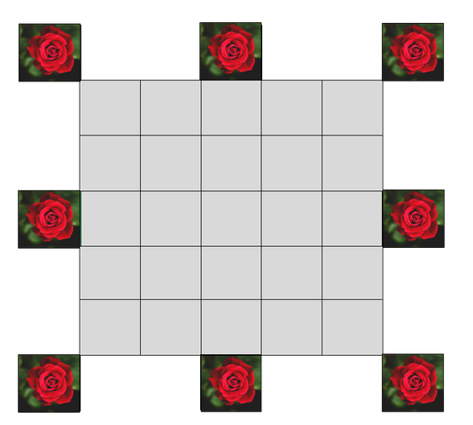 Quadratic formulas, garden, roses, math, squares, quadratic formulas.