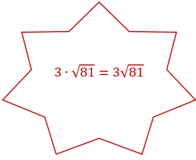 invisible multiplication sign, math, mathematics, square roots
