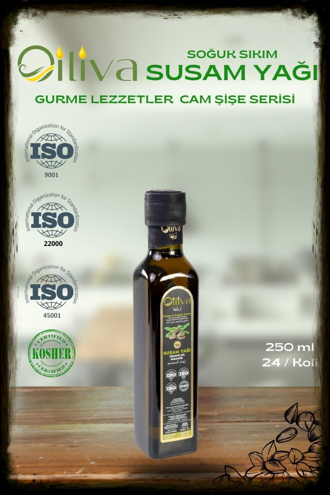 Oiliva Susam Olje 3 L