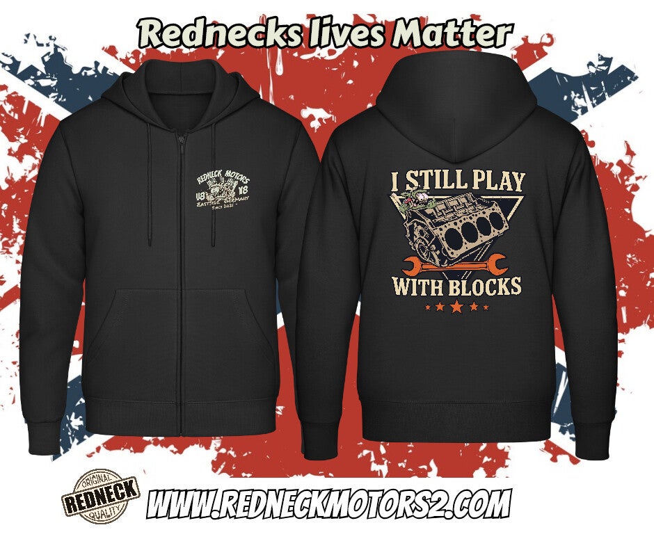 Sweatjacke schwarz- I Still Play