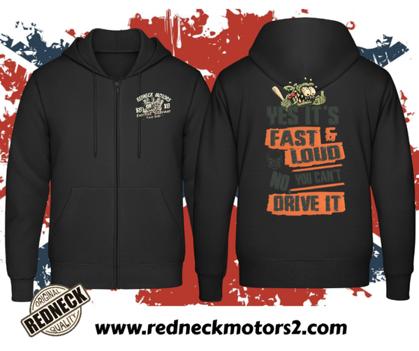 Sweatjacke schwarz - Fast and Loud