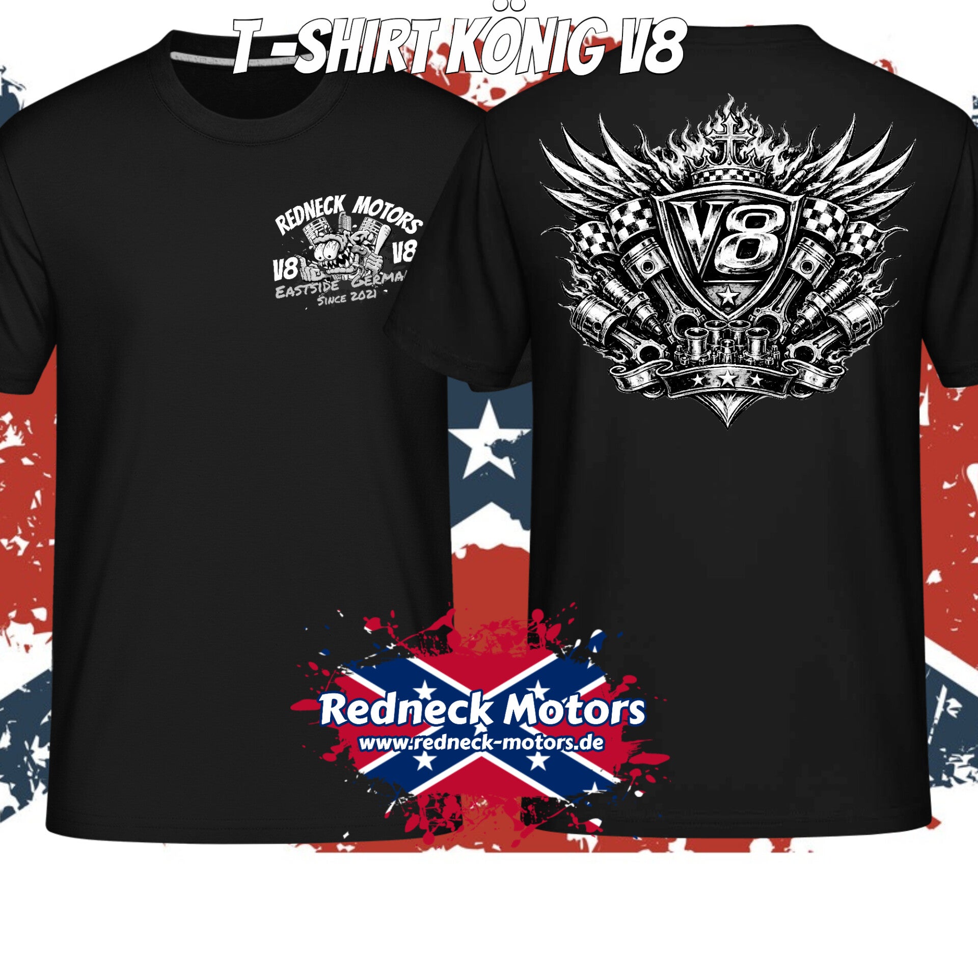 T-Shirt König V8