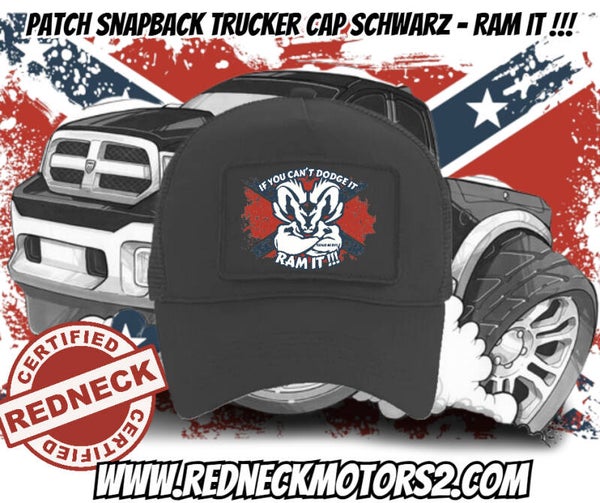 Patch Snapback Trucker Cap_ Ram IT !!!