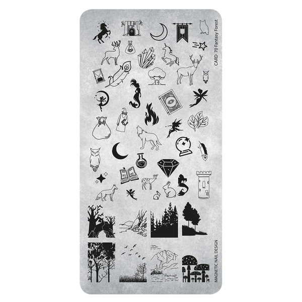 Stampingplate 70 Fantasy Forest 118673