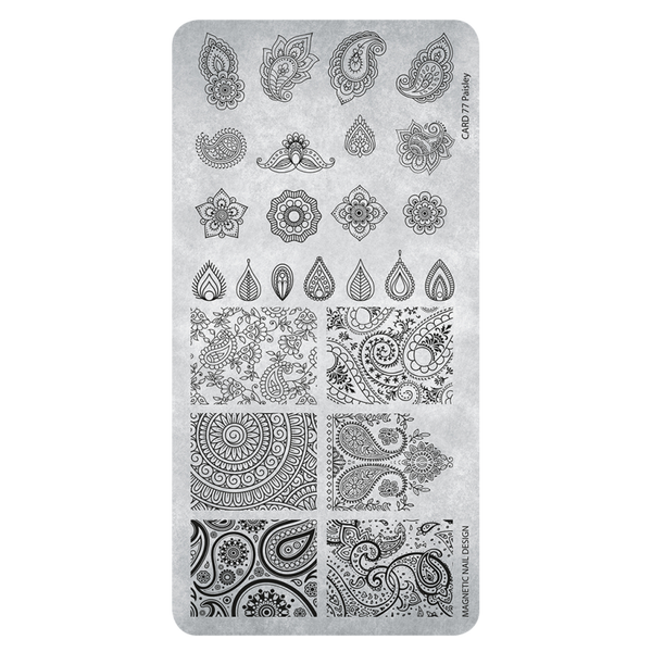 Stampingplate 77 Paisley 118680