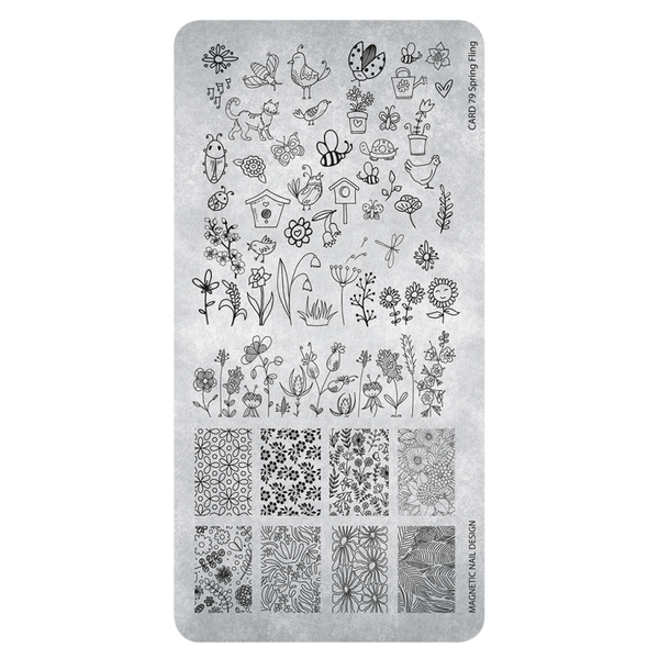 Stampingplate 79 Spring Fling 118682