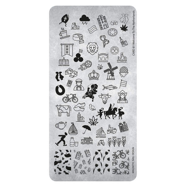 Stampingplate 81 Welkom to the Netherlands 118684