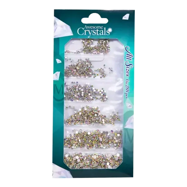 Awesome Crystals By Magnetic Ice 6 sizes x 288 pcs
