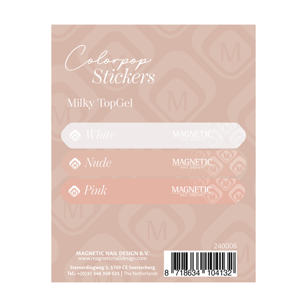 Colorpop Stickervel Milky Topgels 104026 t/m 104028 240006