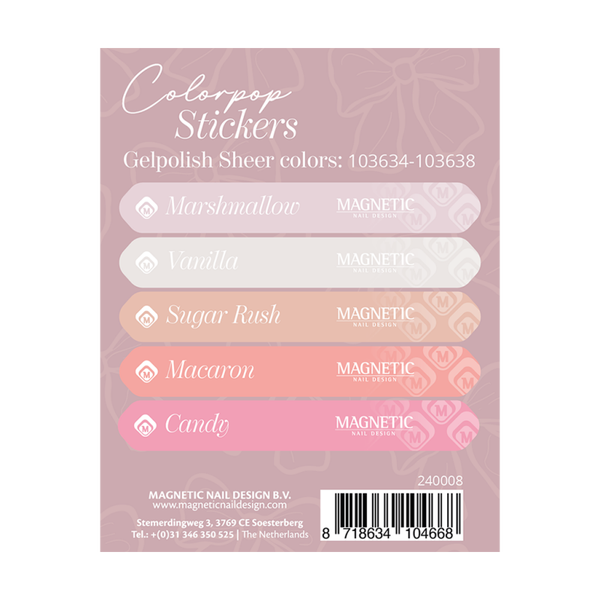 Colorpop Stickervel Sheer Gelpolishes 240008