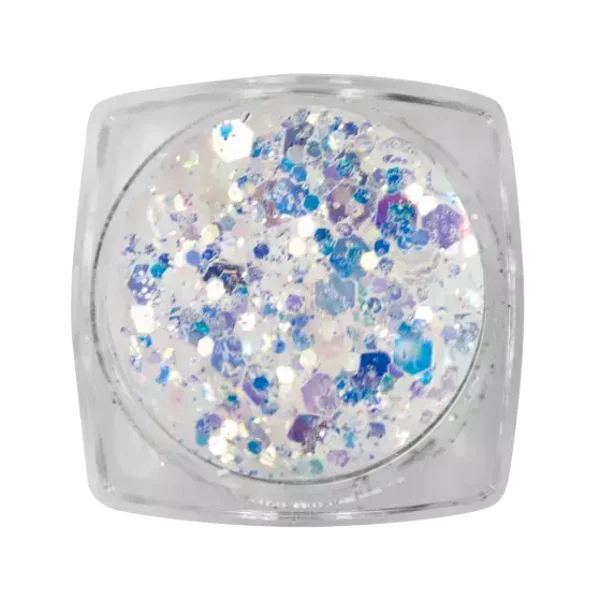 Clear Inlay Silver-White 118926