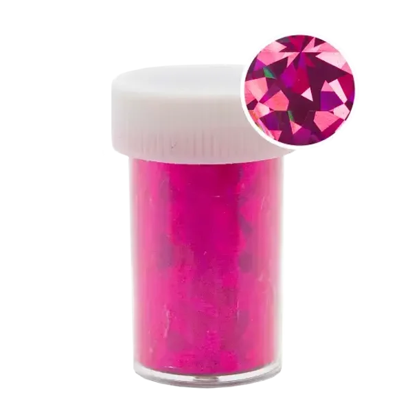 Transfer Foil Roll Holographic Fuchsia Crunch 118230