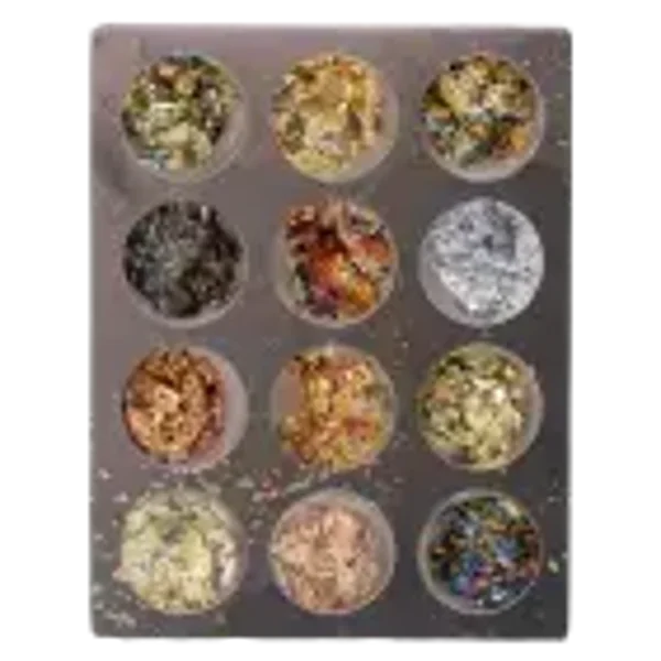 Gold Foil Box 12 pcs