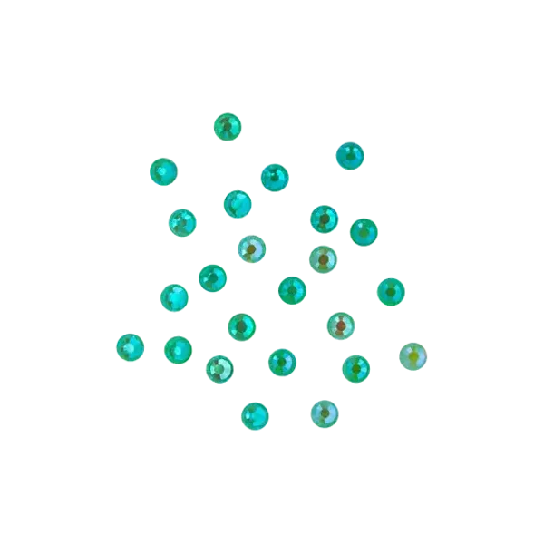 Rhinestones Neon Green 24 pcs M 118906