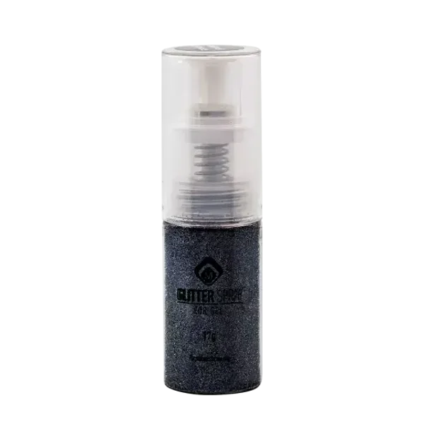 Glitter Spray Steel Black 17g 118082
